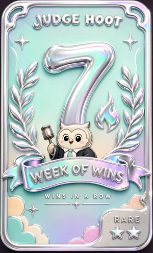 Week of wins badge